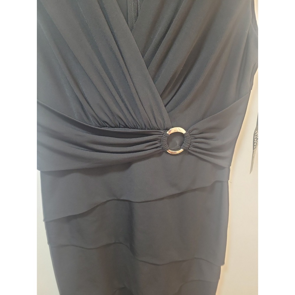 White House Black Market Instantly Slimming Dress Size 10 Black NWT Sheath - Picture 2 of 12